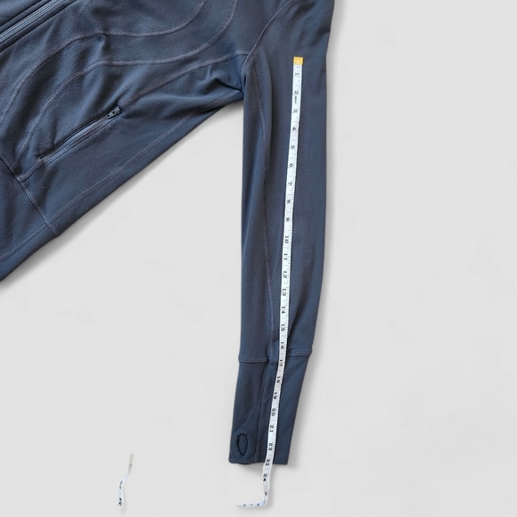 VTG Vintage Lululemon Stride Hooded Jacket Zip Up Size 6 Yoga Run Cozy Zip Up - Picture 8 of 10